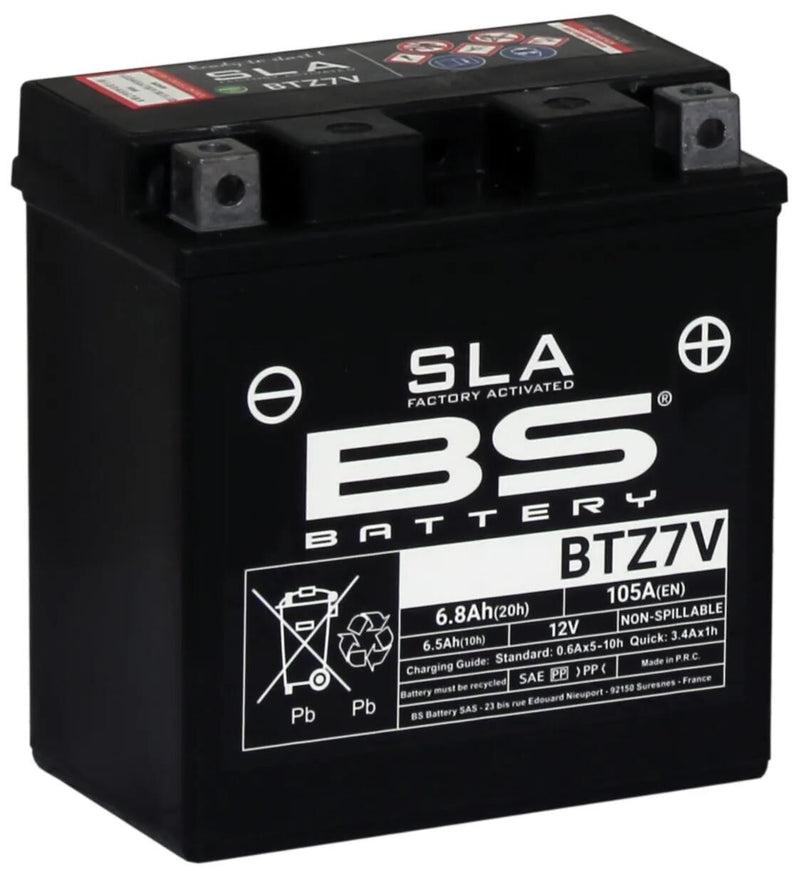 Bs-battery batterij btz7v battery btz7v bs sla