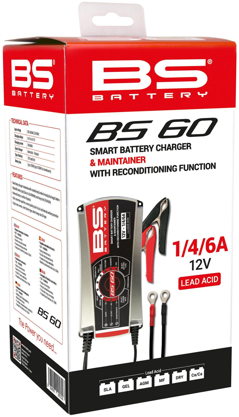 Bs-battery acculader bs60 charger bs60,bs-charge 1a 4a 6a
