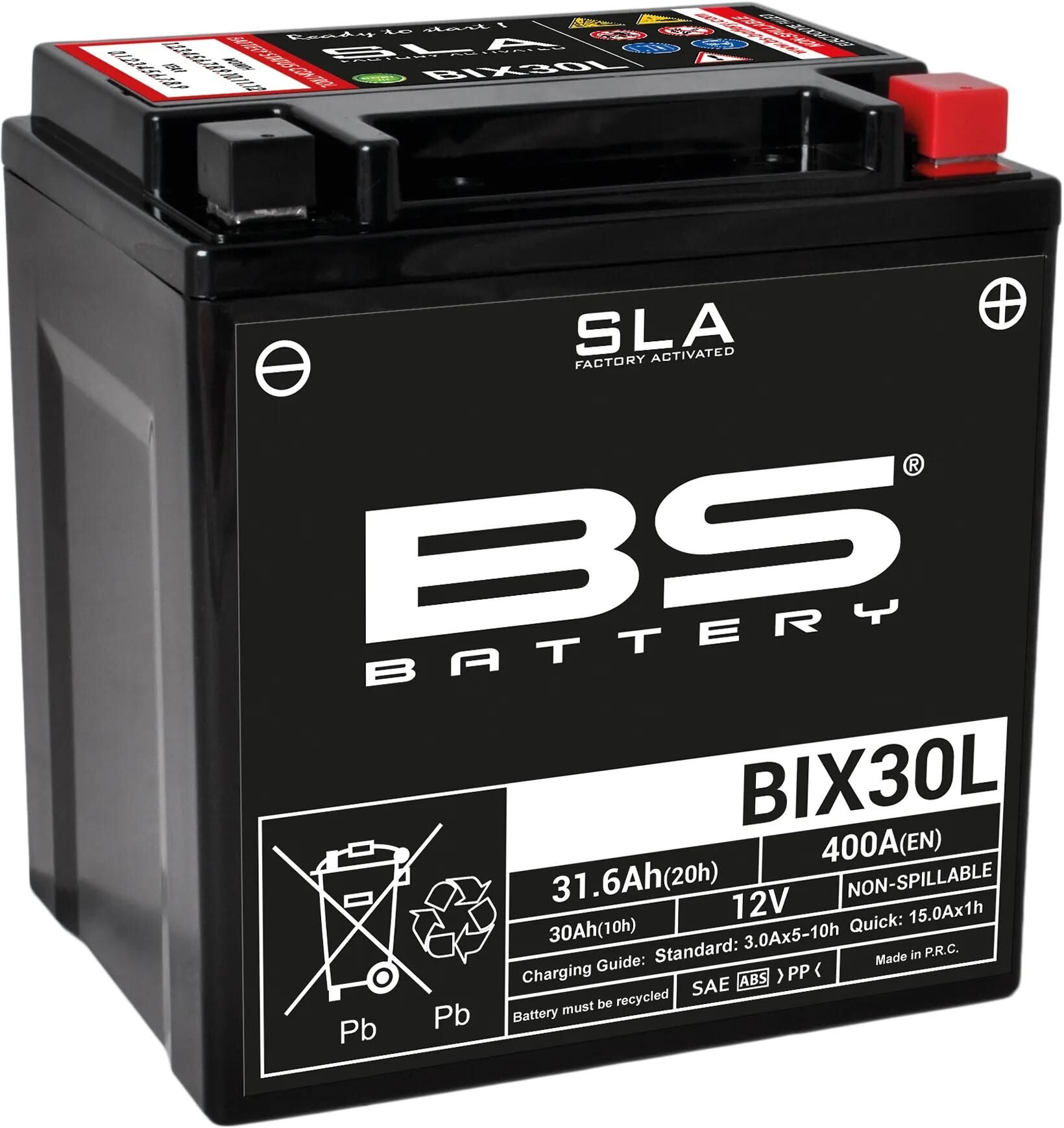 Bs-battery batterij bix30l bix30l-bs battery bix30l bs sla