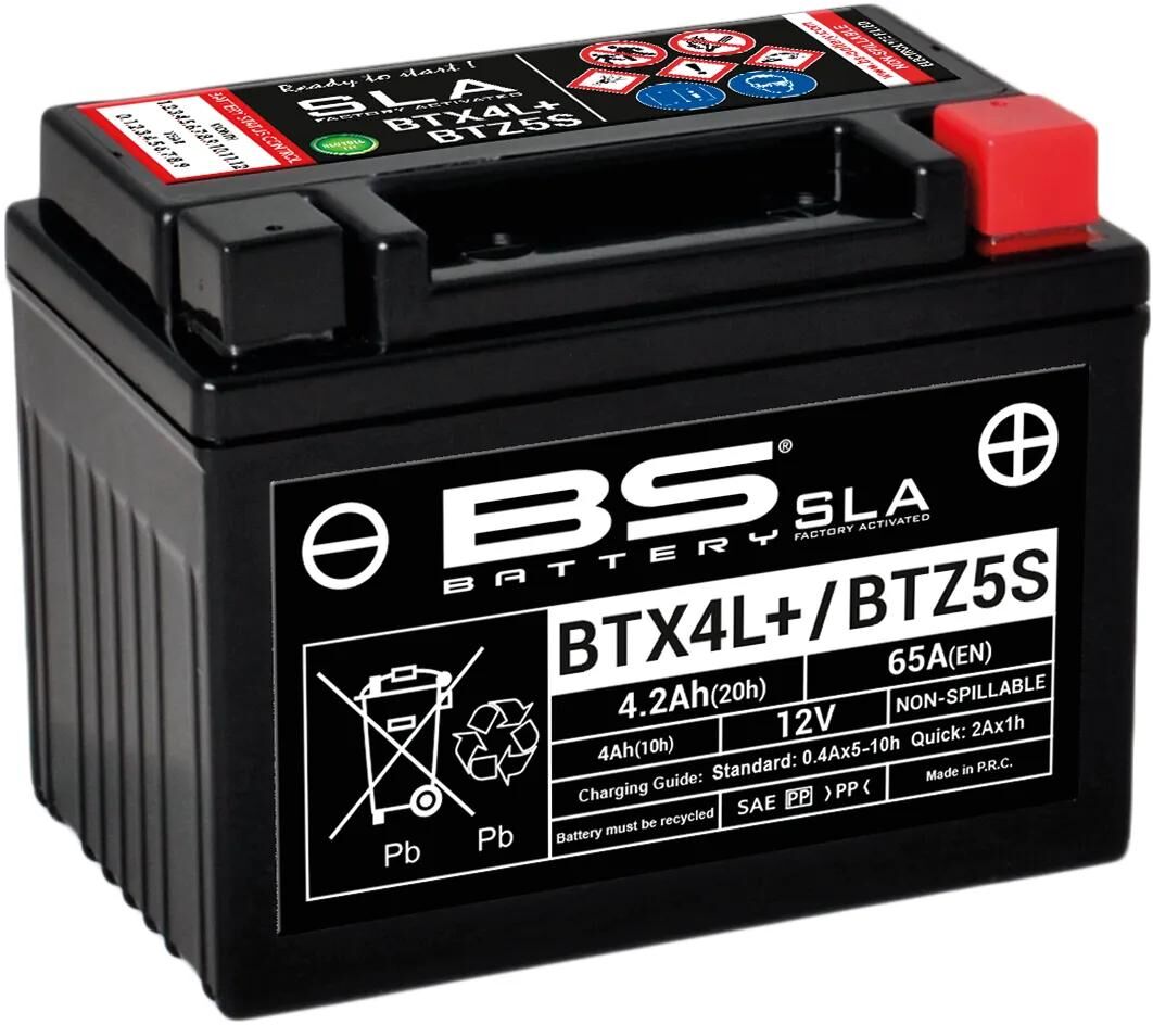 Bs-battery batterij btx4l+ btz5s battery btx4l+ btz5s 4ah bs sla