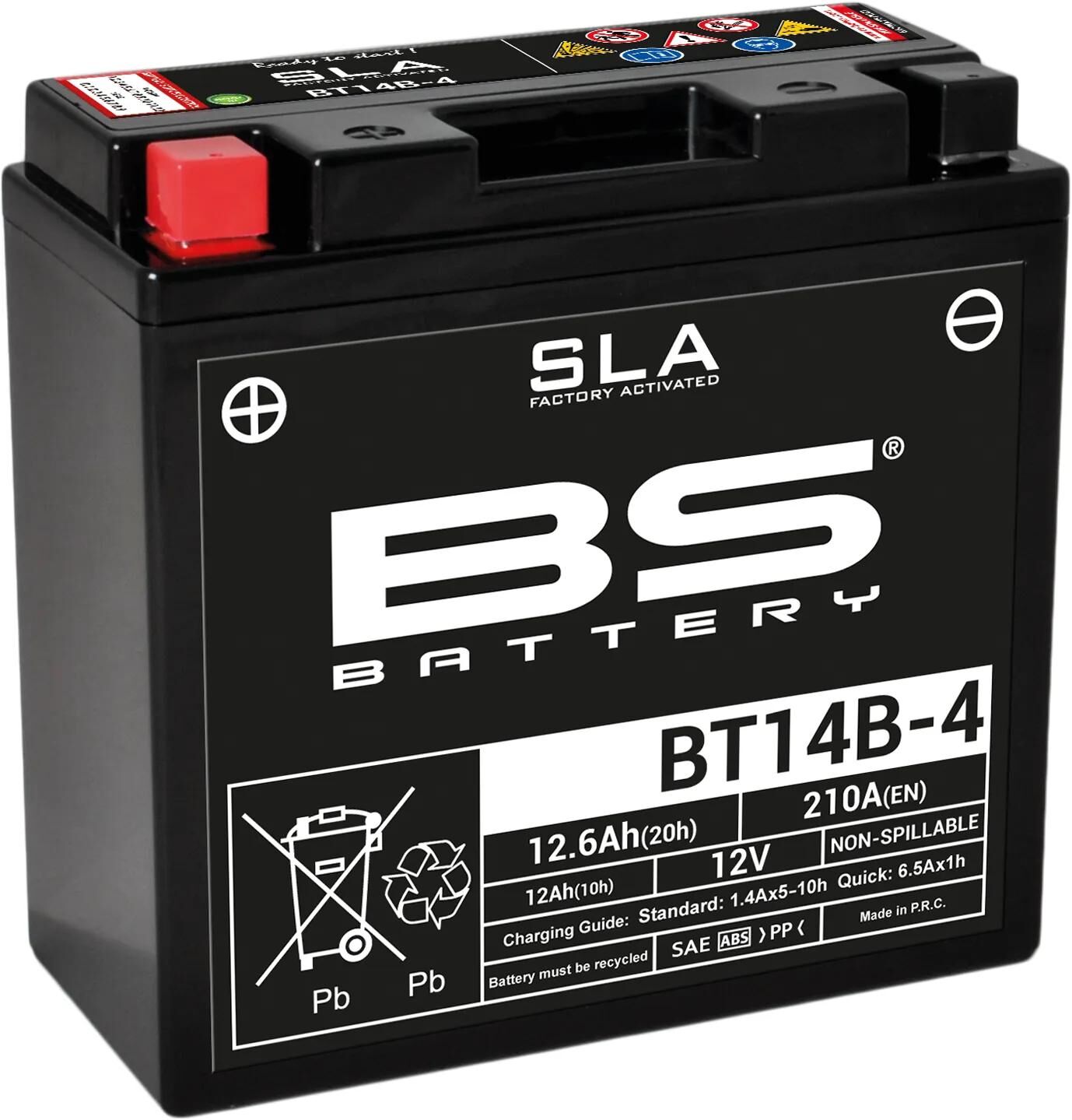 Bs-battery batterij bt14b-4 battery bt14b-4 bs sla