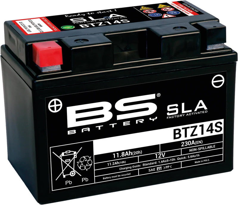 Bs-battery batterij btz14s btz14s-bs battery btz14s bs sla