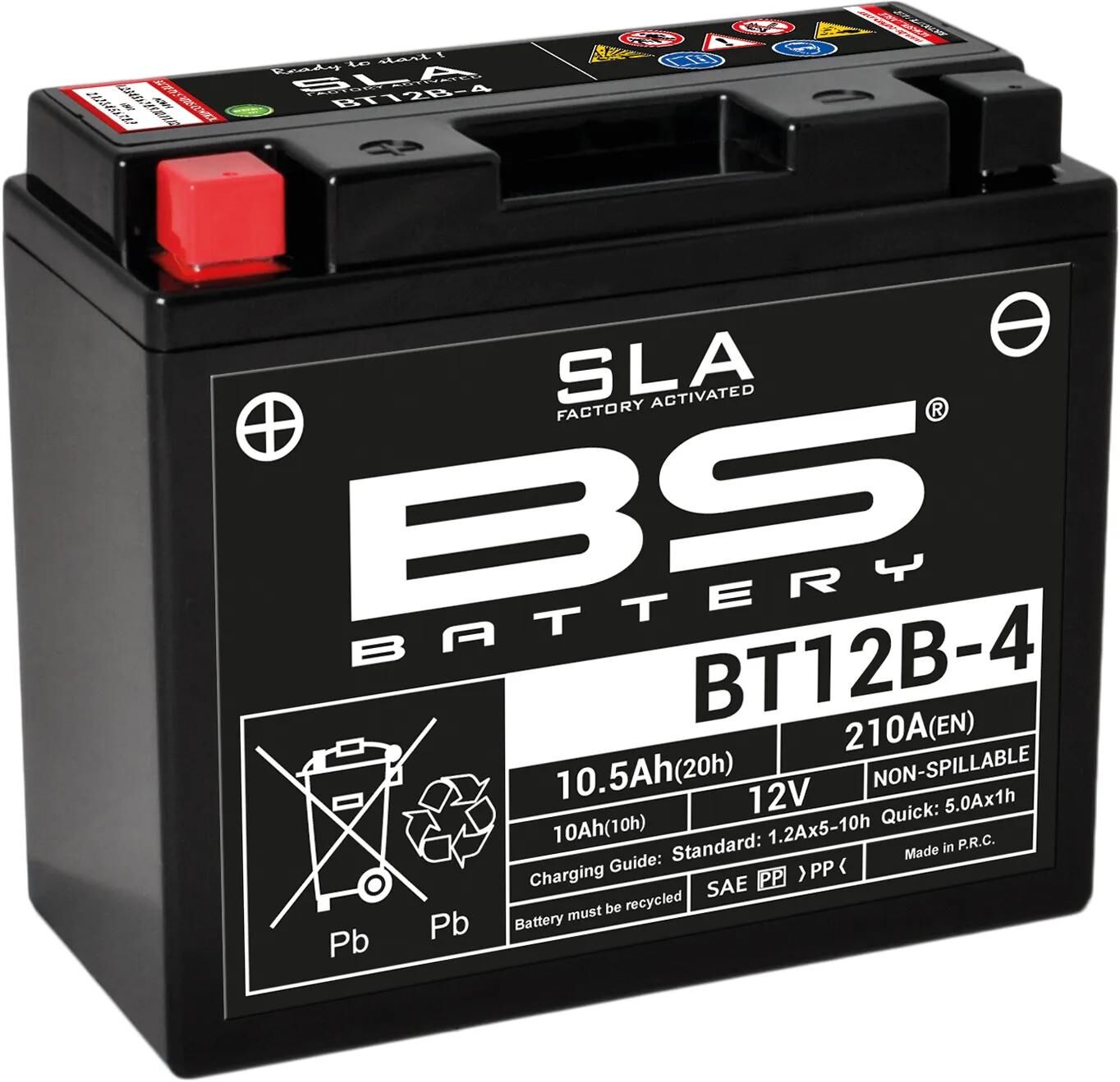 Bs-battery batterij bt12b-4 battery bt12b-4 bs sla