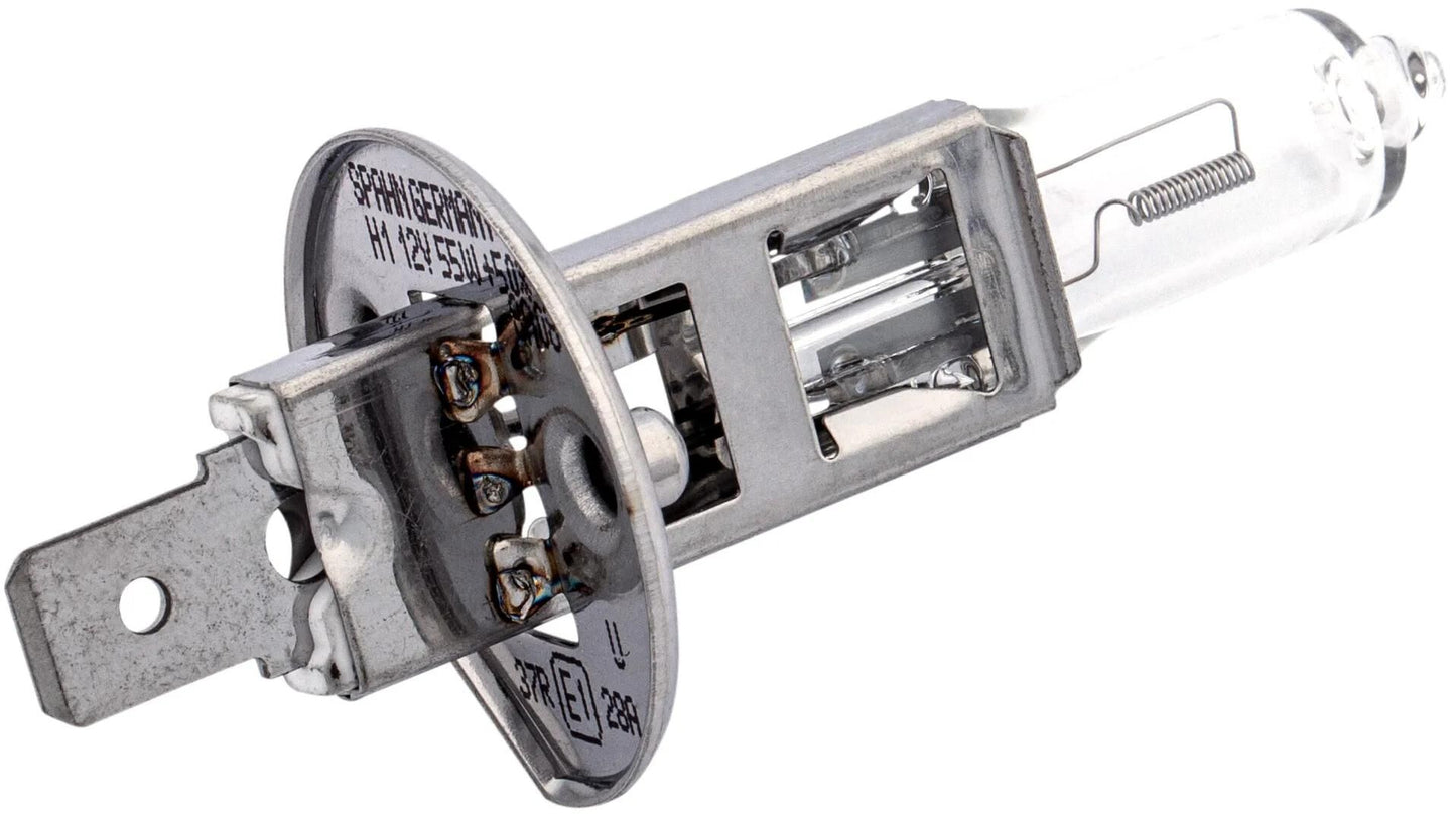Spahn koplamp gloeilamp h1 headlight bulb 12v 55w h1 50+ p14.5s