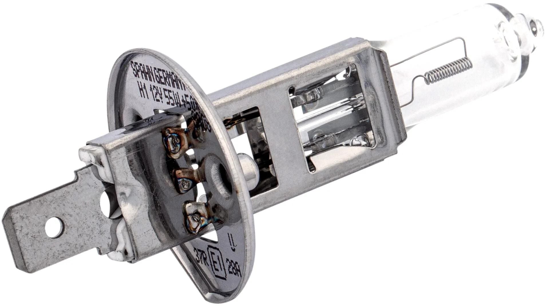 Spahn koplamp gloeilamp h1 headlight bulb 12v 55w h1 50+ p14.5s