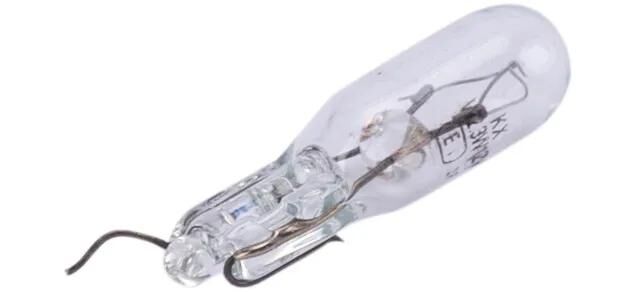 Spahn glasfittinglampen glass base lamps 12v 2.3w w2x4.6d (10st)