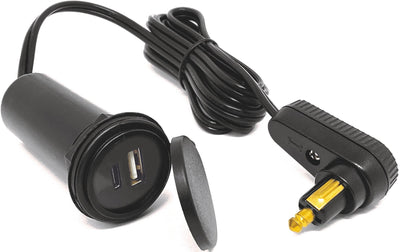 Baas bike parts baas stroomkabel usb 17 usb tank bag cable baas a+c connection