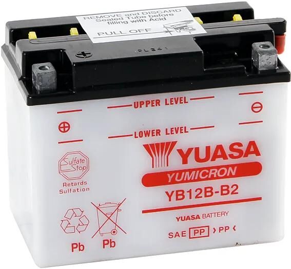 Yuasa batterij yb12b-b2 battery yb12b-b2 standard without sp