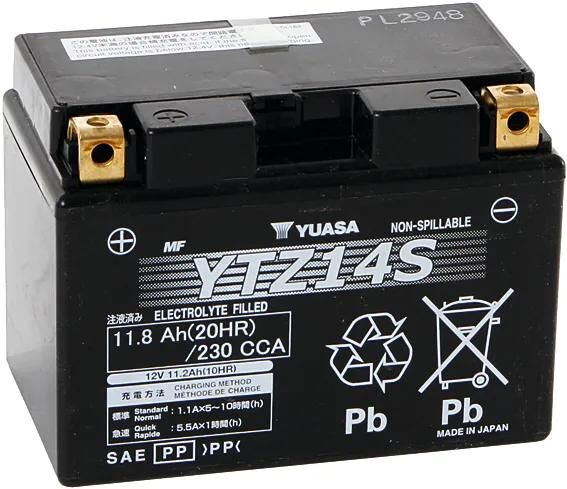 Yuasa batterij ytz14s battery ytz14s agm