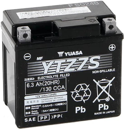 Yuasa batterij ytz7s battery ytz7s agm