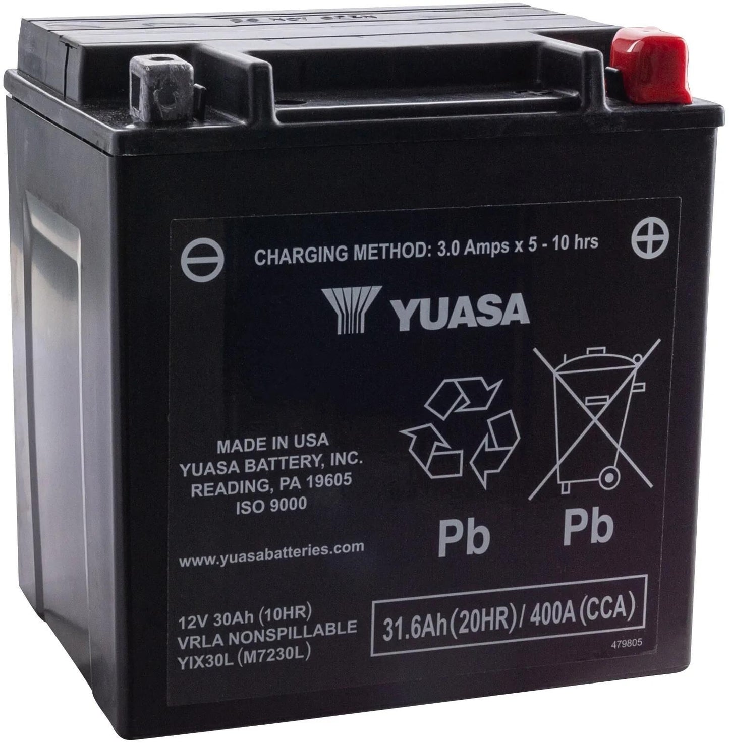 Yuasa batterij yix30l yix30l-bs battery yix30l agm