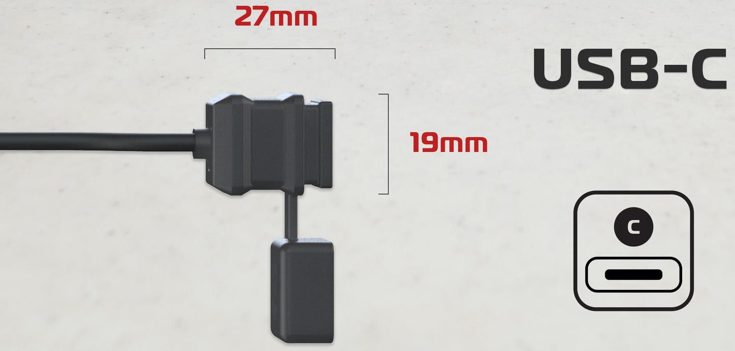 Oxford laadkabel usb-charging device oxfor type c 3.0 amp