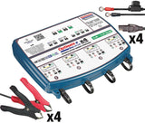Tecmate acculader optimate 2 duo optimate 2 charger duo 4-seater bench - afbeelding 2