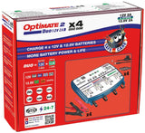 Tecmate acculader optimate 2 duo optimate 2 charger duo 4-seater bench - afbeelding 1
