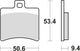 Trw remblokken mcb 710 brake pads sinter mcb710srm
