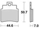 Trw remblokken mcb 732 brake pads sinter mcb732srm