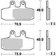 Trw remblokken mcb 749 brake pads sinter mcb749srm