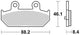 Trw remblokken mcb 751 brake pads sinter mcb751srm
