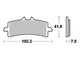 Trw remblokken mcb 792 brake pads carbon mcb792crq