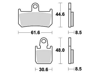 Trw remblokken mcb 795 brake pads carbon mcb795crq