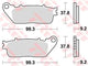 Trw remblokken mcb 817 brake pads sinter mcb817sh