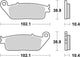 Trw remblokken mcb 631 brake pads organ. mcb 631