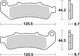 Trw remblokken mcb 658 brake pads sinter mcb 658 sv