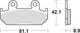 Trw remblokken mcb 562 brake pads sinter mcb 562 sv