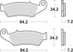 Trw remblokken mcb 669 brake pads sinter mcb 669 sv