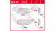 Trw remblokken mcb 843 brake pads sinter mcb 843 sh