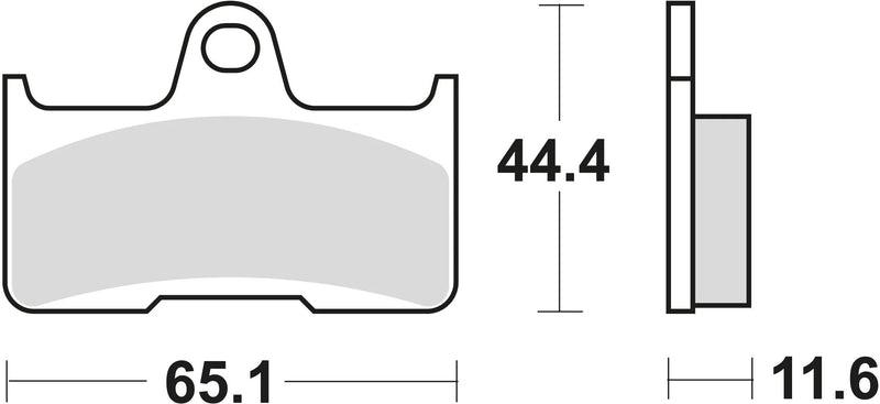 Trw remblokken mcb 756 brake pads sinter mcb 756 si