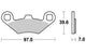 Trw remblokken mcb 761 brake pads sinter mcb 761 si