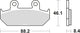 Trw remblokken mcb 571 brake pads organ. mcb 571
