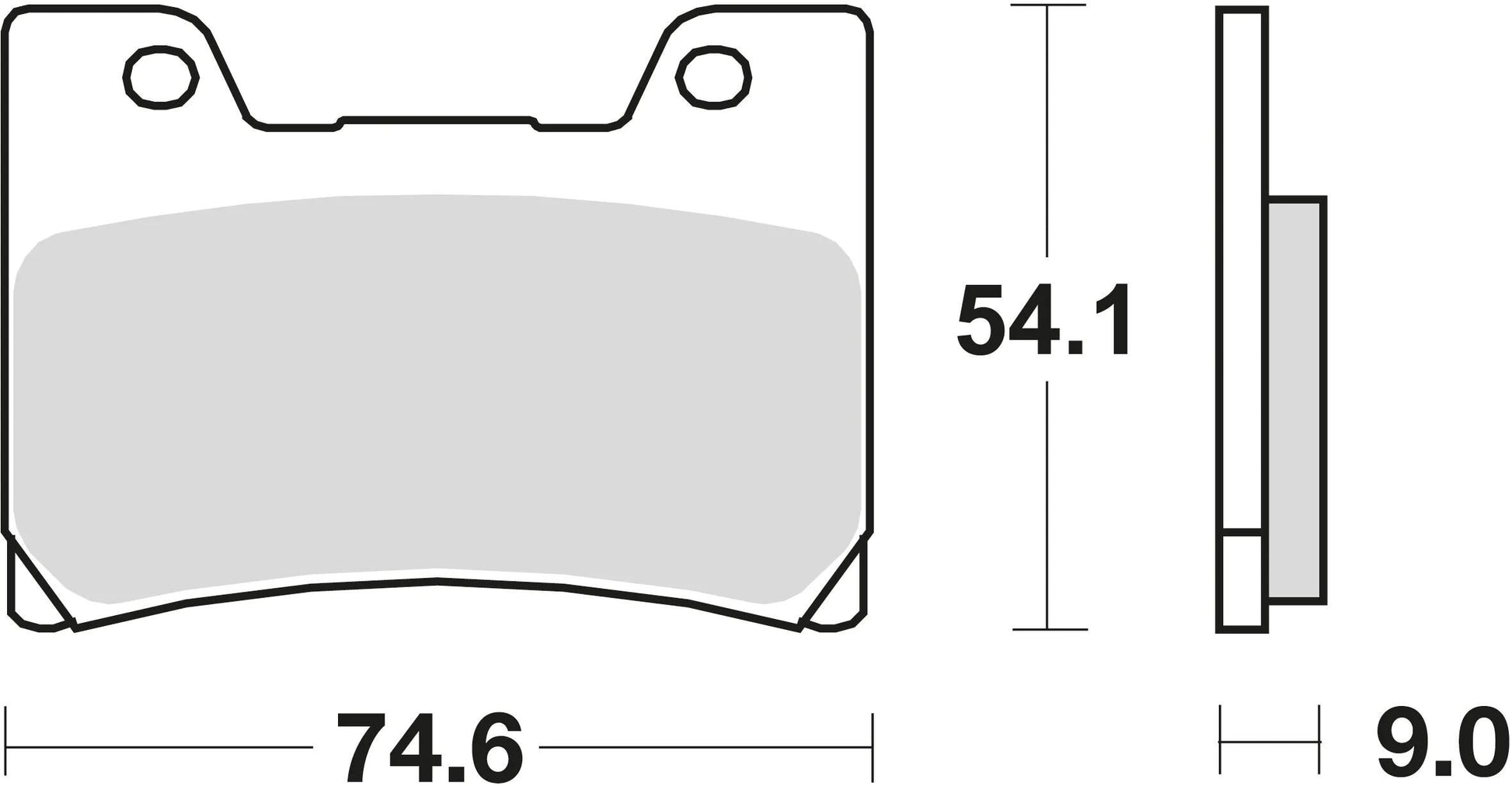 Trw remblokken mcb 622 brake pads sinter mcb 622 sv