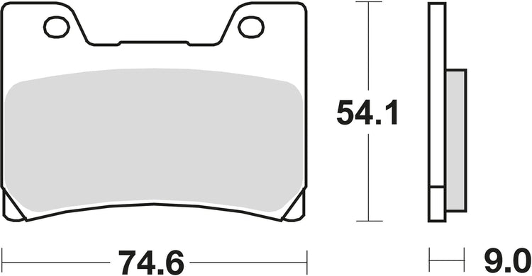 Trw remblokken mcb 622 brake pads sinter mcb 622 sv