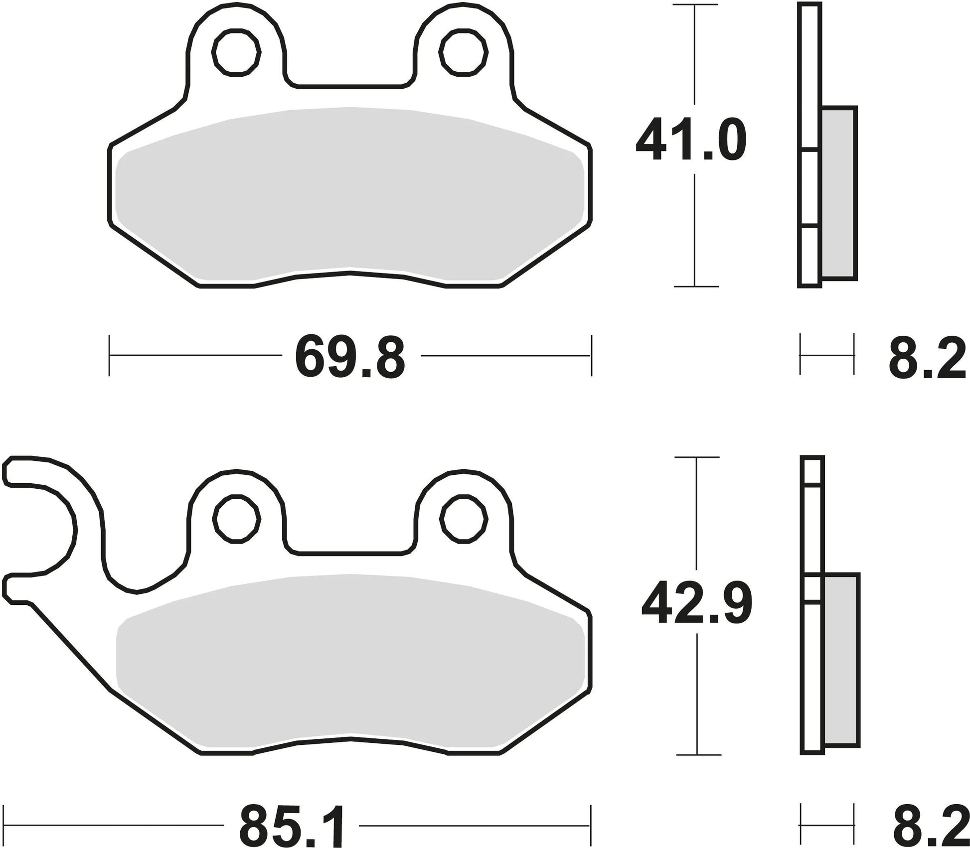 Trw remblokken mcb 684 brake pads organ. mcb 684