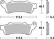 Trw remblokken mcb 704 brake pads sinter mcb 704 sv
