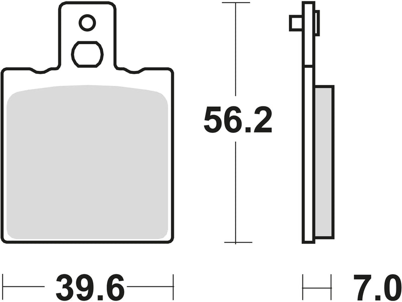 Trw remblokken mcb 75 brake pads organ. mcb 75
