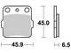 Trw remblokken mcb 554 brake pads sinter mcb 554 si