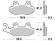 Trw remblokken mcb 689 brake pads organ. mcb 689