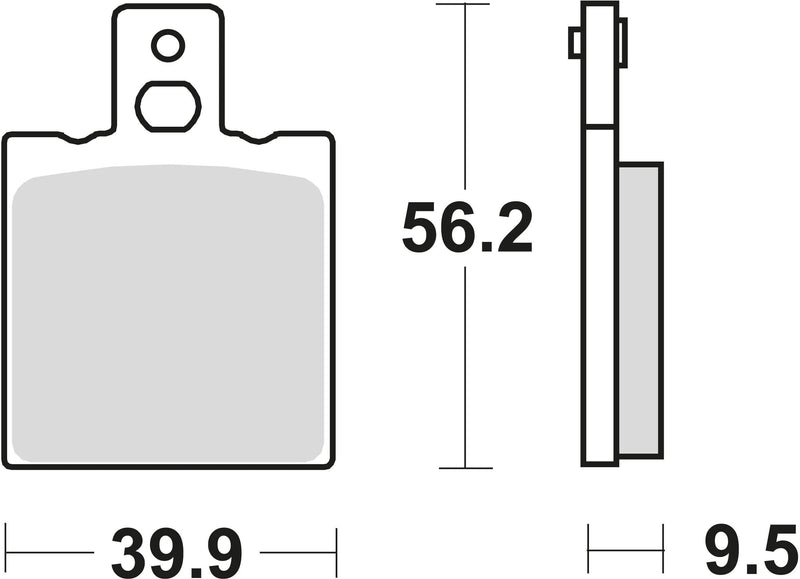 Trw remblokken mcb 623 brake pads organ. mcb 623