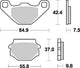 Trw remblokken mcb 523 brake pads organ. mcb 523