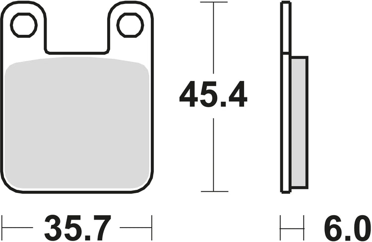 Trw remblokken mcb 535 brake pads organ. mcb 535