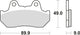 Trw remblokken mcb 544 brake pads organ. mcb 544