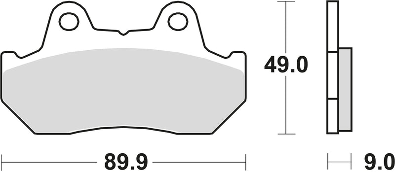 Trw remblokken mcb 544 brake pads organ. mcb 544