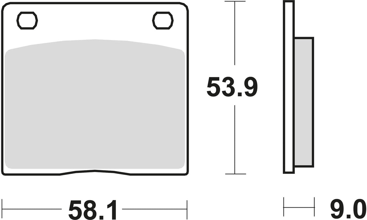Trw remblokken mcb 73 brake pads org.perf. mcb 73