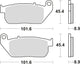 Trw remblokken mcb 753 brake pads org.perf. mcb 753
