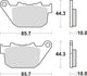 Trw remblokken mcb 754 brake pads org.perf. mcb 754