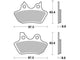 Trw remblokken mcb 777 brake pads org.perf. mcb 777