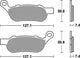 Trw remblokken mcb 814 brake pads org.perf. mcb 814